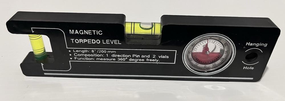 8in. MAGNETIC TORPEDO LEVEL