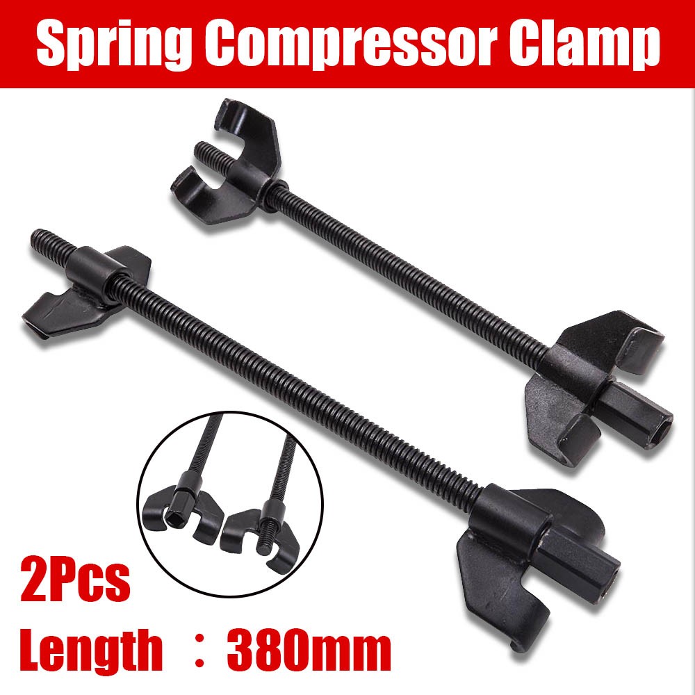 Coil Spring Compressor Removal Tool 14" Max Opening Heavy Duty Strut 2PC Kit