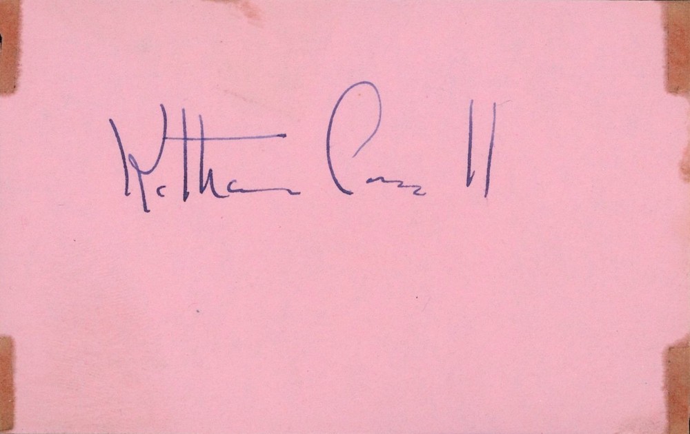 Vintage Katharine Cornell Autograph