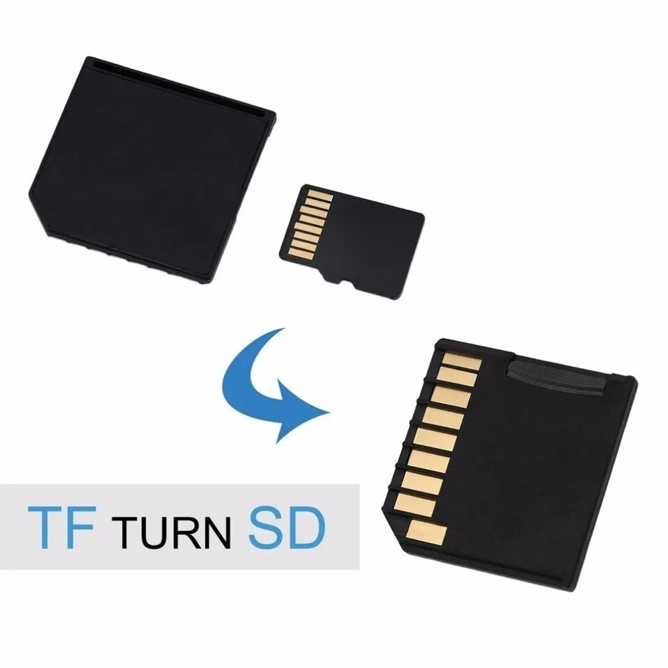 Micro SD TF to SD Card Mini Adaptor Extra Storage Expansion Replacement for Mac