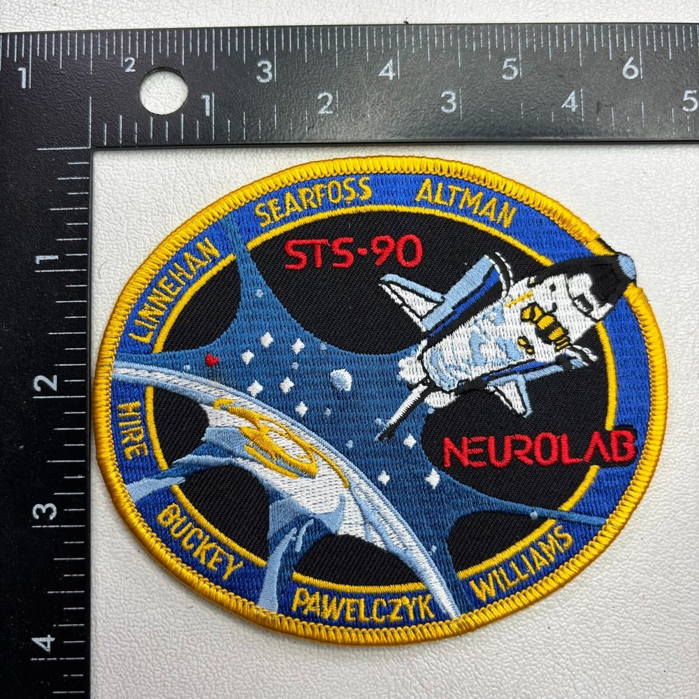 NASA NEUROLAB Space Shuttle Mission STS-90 Astronaut Patch 00PM