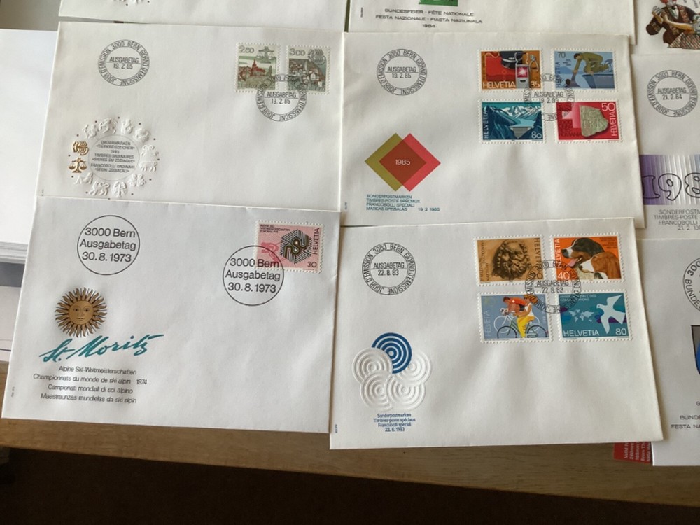 Switzerland postal covers 16 items Ref A2175