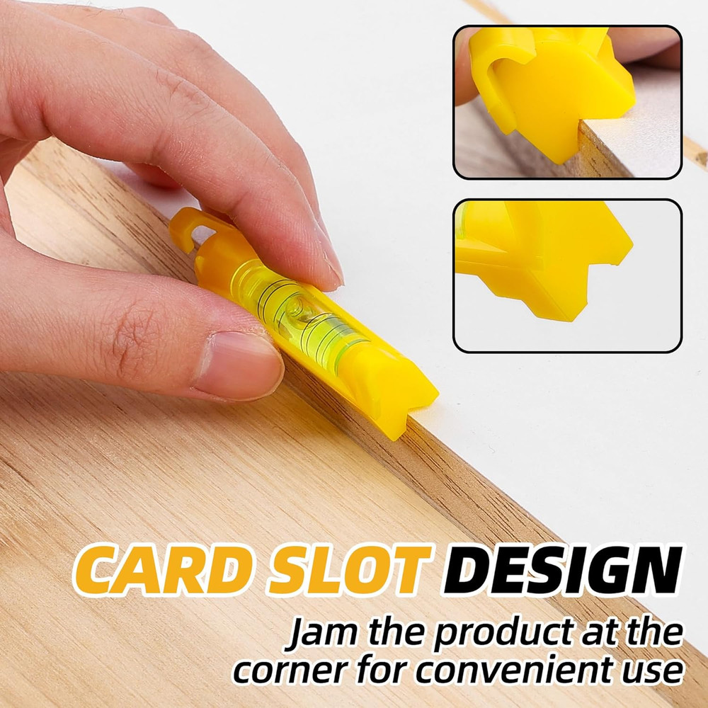 8 Pcs Hanging Bubble Line Level String Tools, Mini Spirit Level for Building Tra