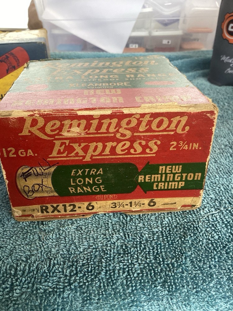 Remington express Extra Long Range Shot Shell Box Empty