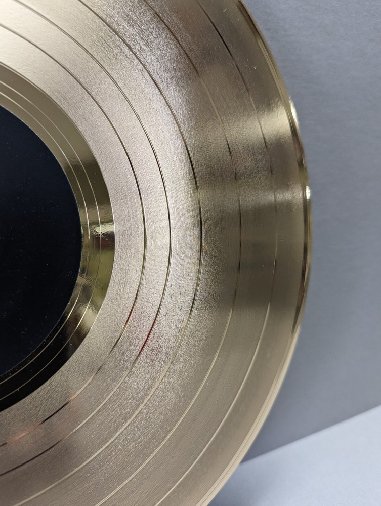 ZZ Top "Eliminator" Gold LP Record wall art