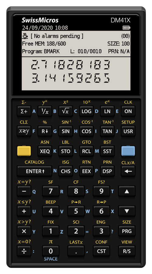 SwissMicros DM41X Programmable RPN Calculator - HP-41CX Clone