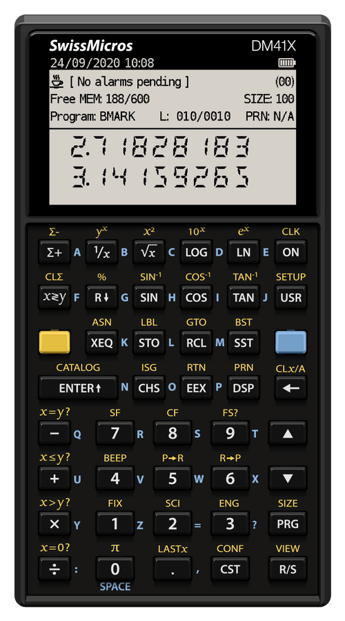 SwissMicros DM41X Programmable RPN Calculator - HP-41CX Clone