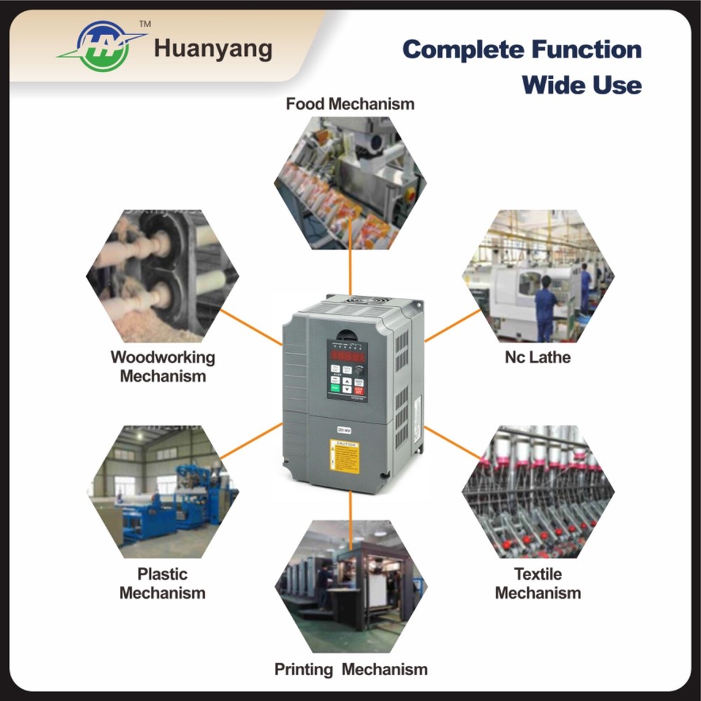 VFD 220V 5HP 4kW Vector Control Variable Frequency Drive Inverter motor CNC