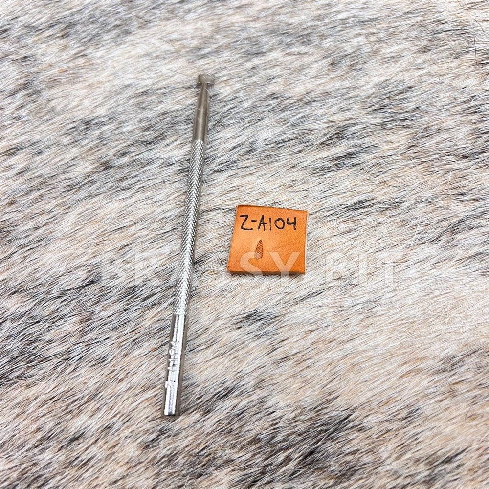 Crafttool Leather Stamping Tool Z-A104 Checked Backgrounder Stamp