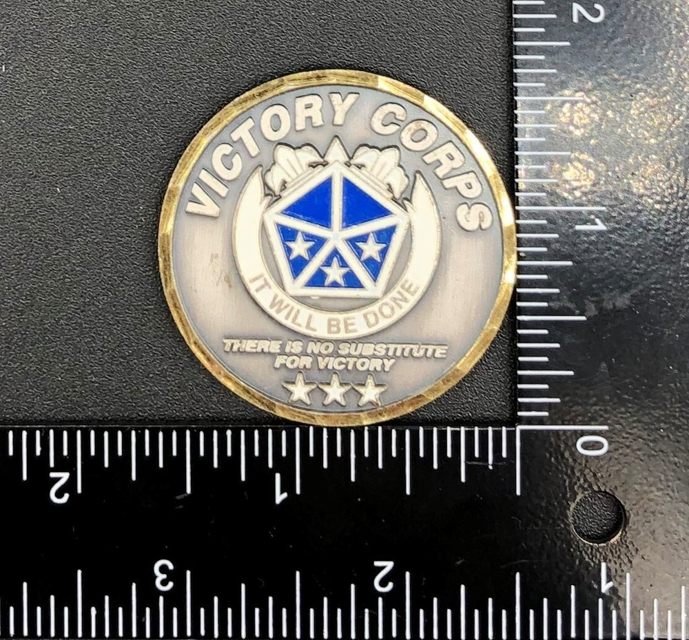 US Army Victory Corps Command Sergeant Major Challenge Coin Challenge Token