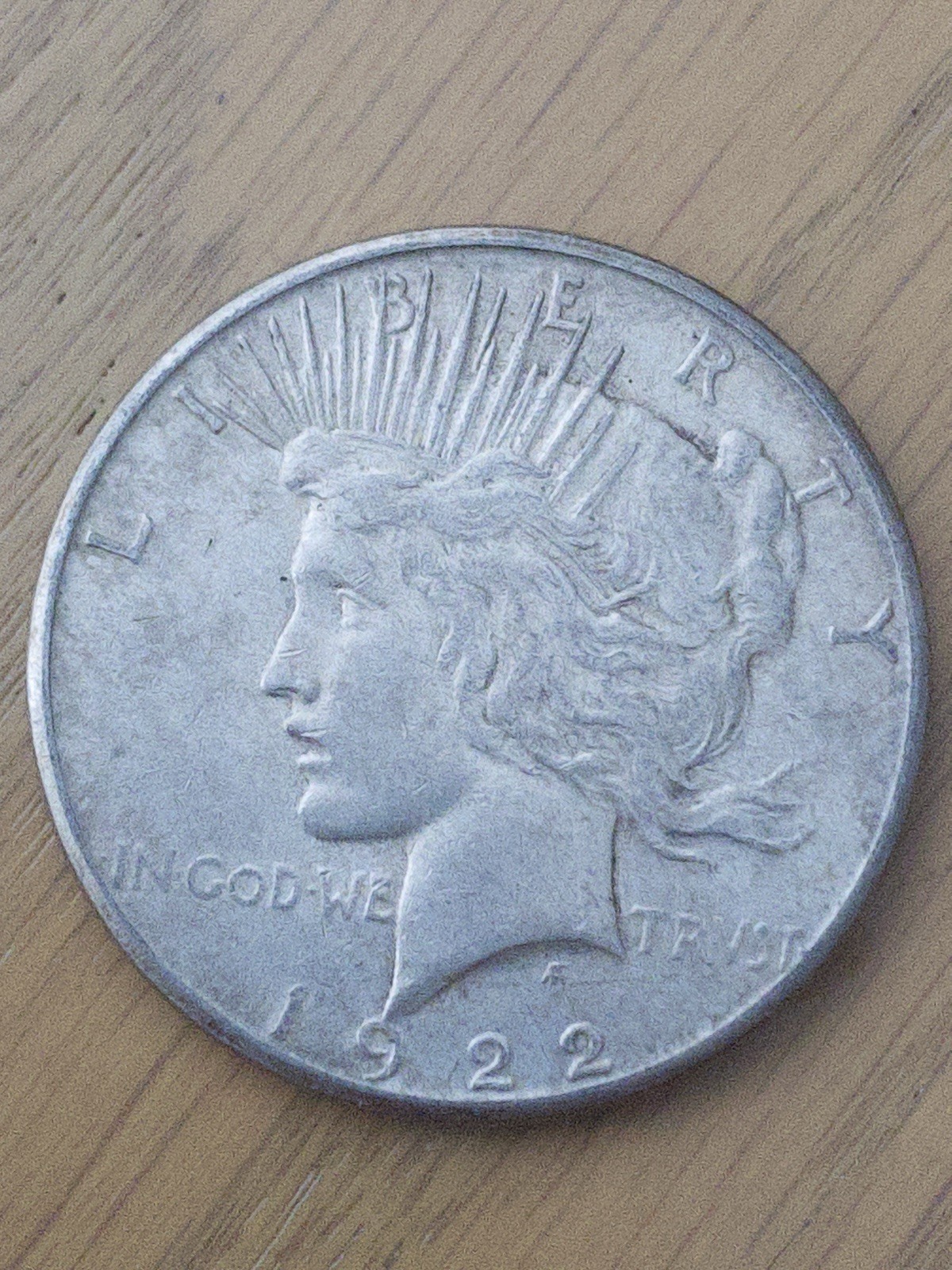 90% Silver Peace Dollars, Circulated, Lot Of 7. Give Peace a Chance!