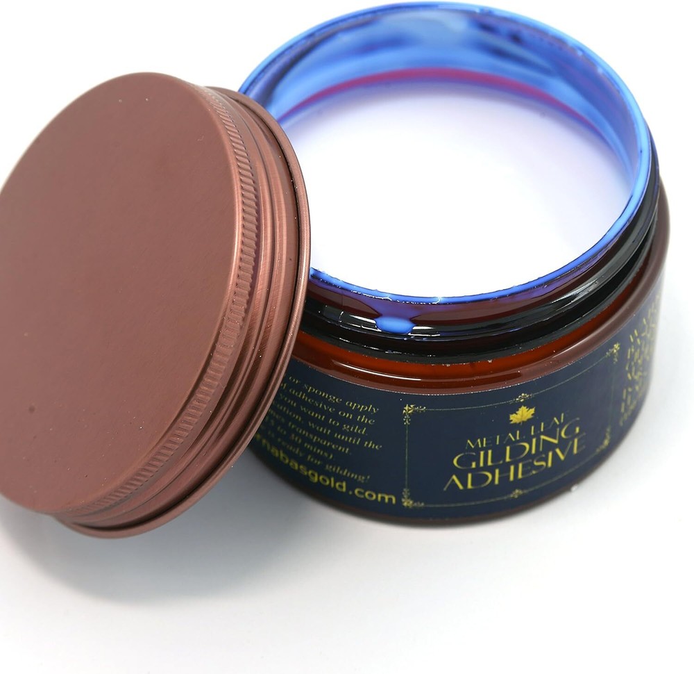 Gilding Adhesive 120ml, Professional Quality, Water Based Gold Leaf Sheets Size
