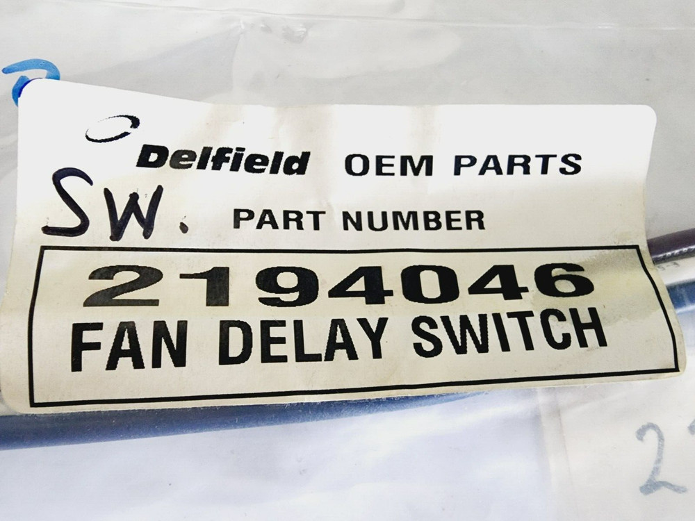 Delfield 2194046 Fan Delay Switch **2-A-1**