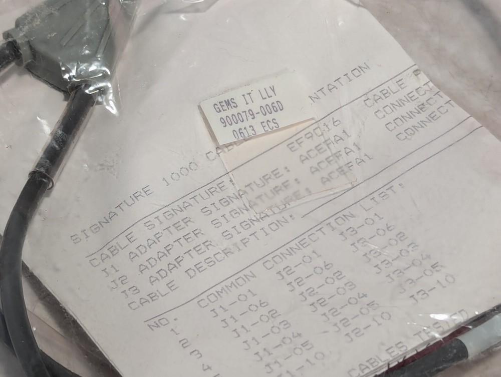 GE Marquette 900079-006D Sync Cable Tram3 Y Adapter