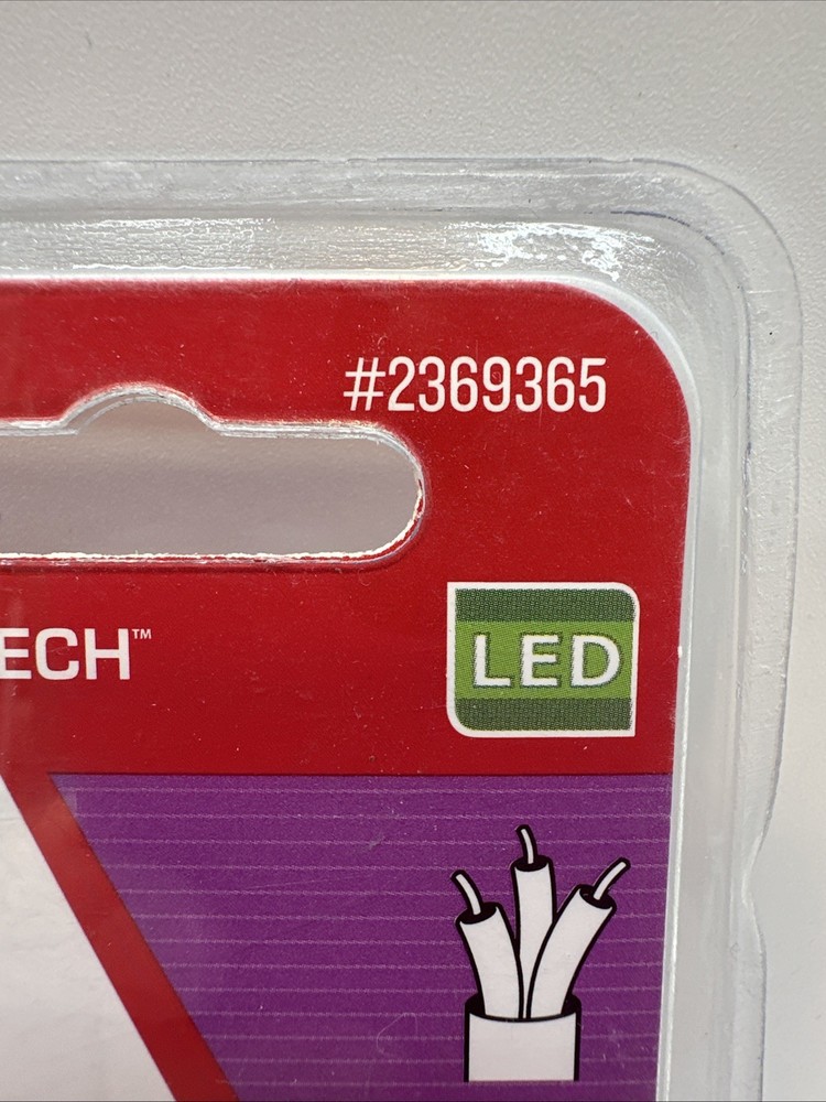 Utilitech Wired Lighted Button Nickel Finish #2369365 {XX}