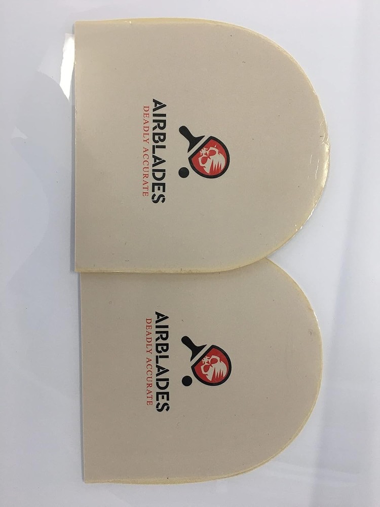 Replacement Rubber Paddles with Logo White, Black, Red