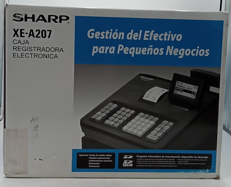 Sharp XE-A207 Control System Electronic Cash Register Sealed