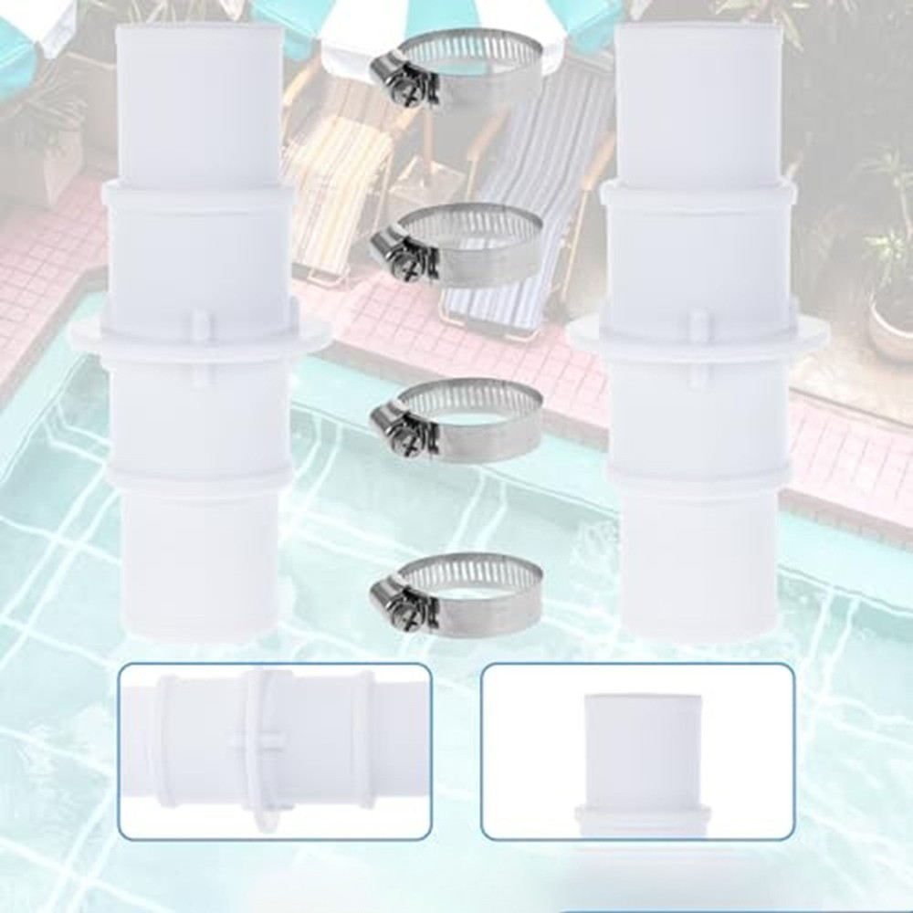 Pool Hose Connectors Set for Efficient Connection to Various Equipment