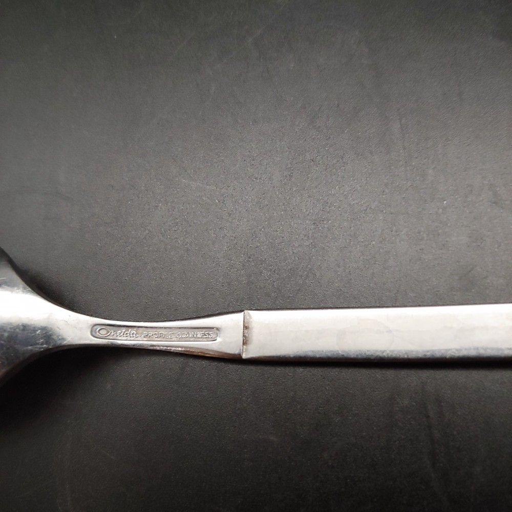 4 Oneida Phoenix Profile Teaspoons - 6" Stainless Steel