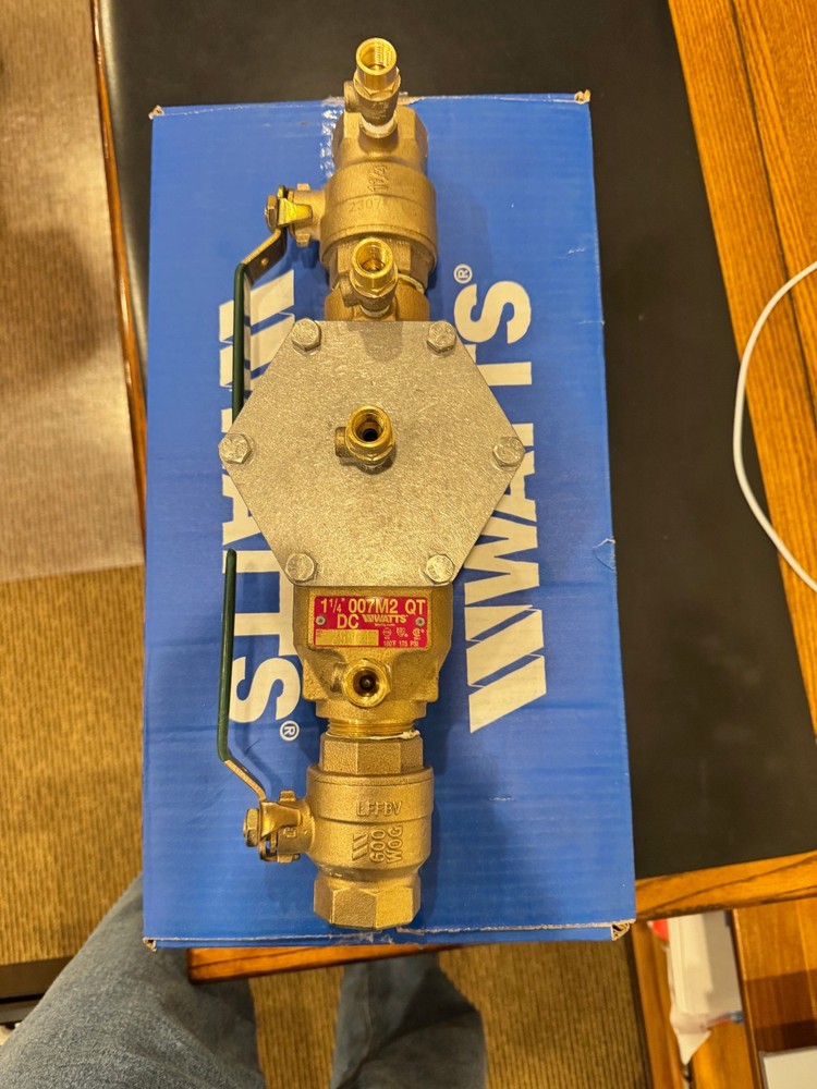 Watts 007M2-QT 1-1/4" Double Check Valve