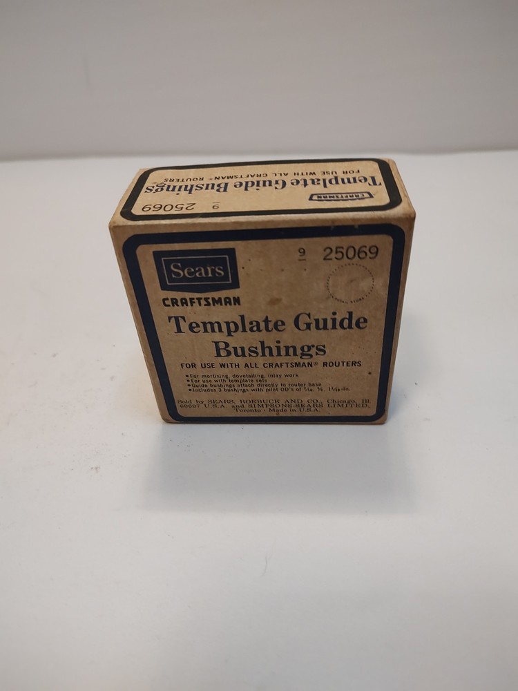Sears Craftsman Template Guide Bushings 9-25069