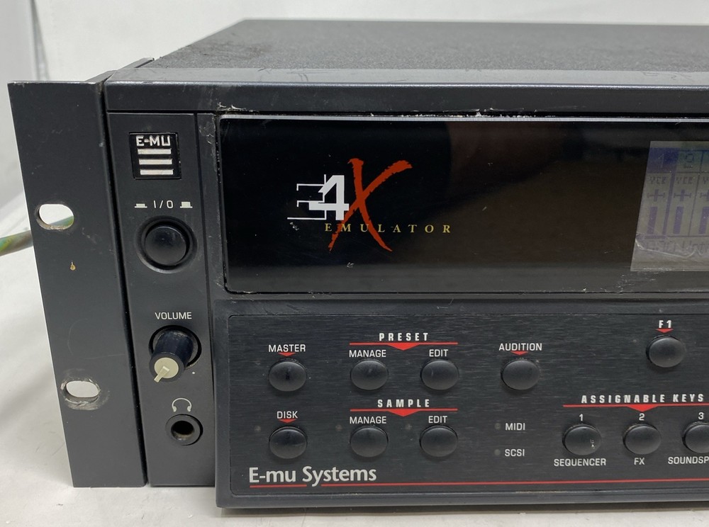 E-mu Systems E4X Turbo Model 6801/6820 Emulator Sampler *READ*
