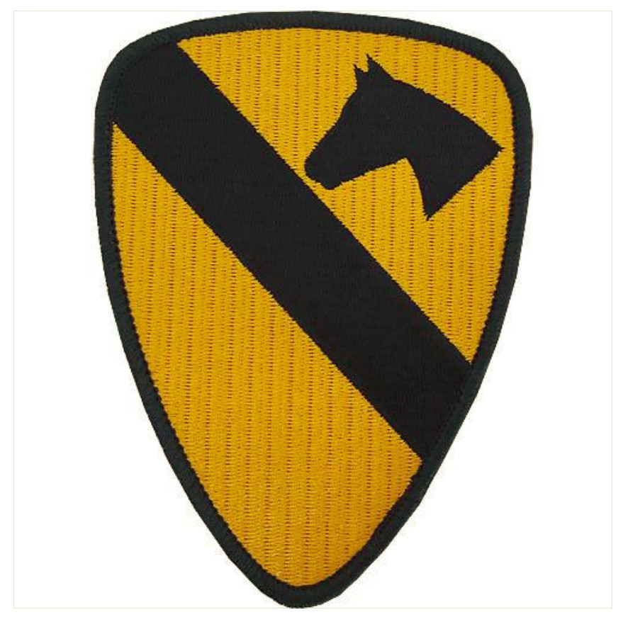 Vanguard ARMY PATCH: FIRST CAVALRY - COLOR