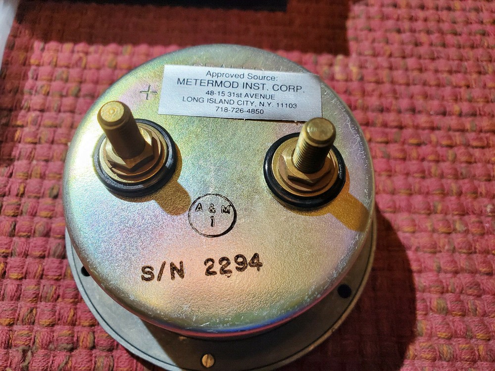 NEW !! ANALOG FREQUENCY GAUGE by METERMOD INST CO.