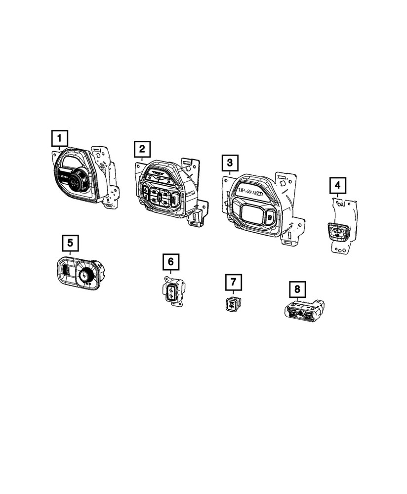 Genuine Mopar Transfer Case Switch 68454660AC