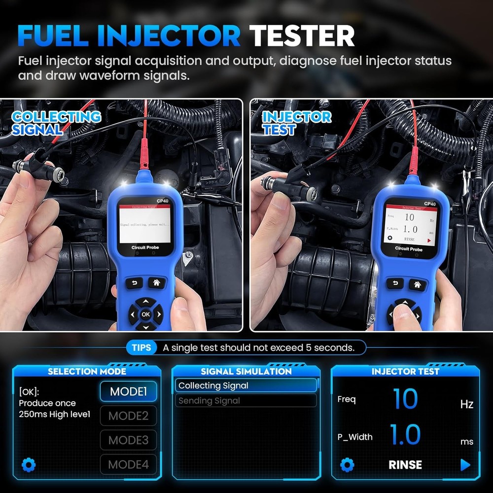 CP40 9 Mode Diagonstic Circuit & Component Tester Tool Power Test Probe