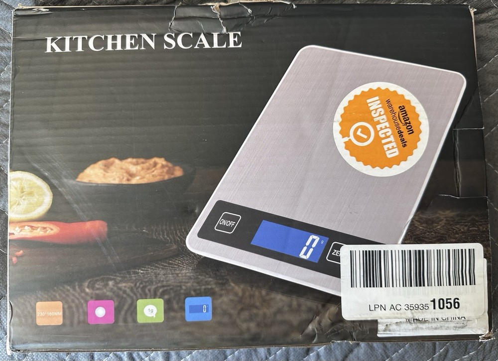 Kitchen Scale - Battery Powered / Open Box New