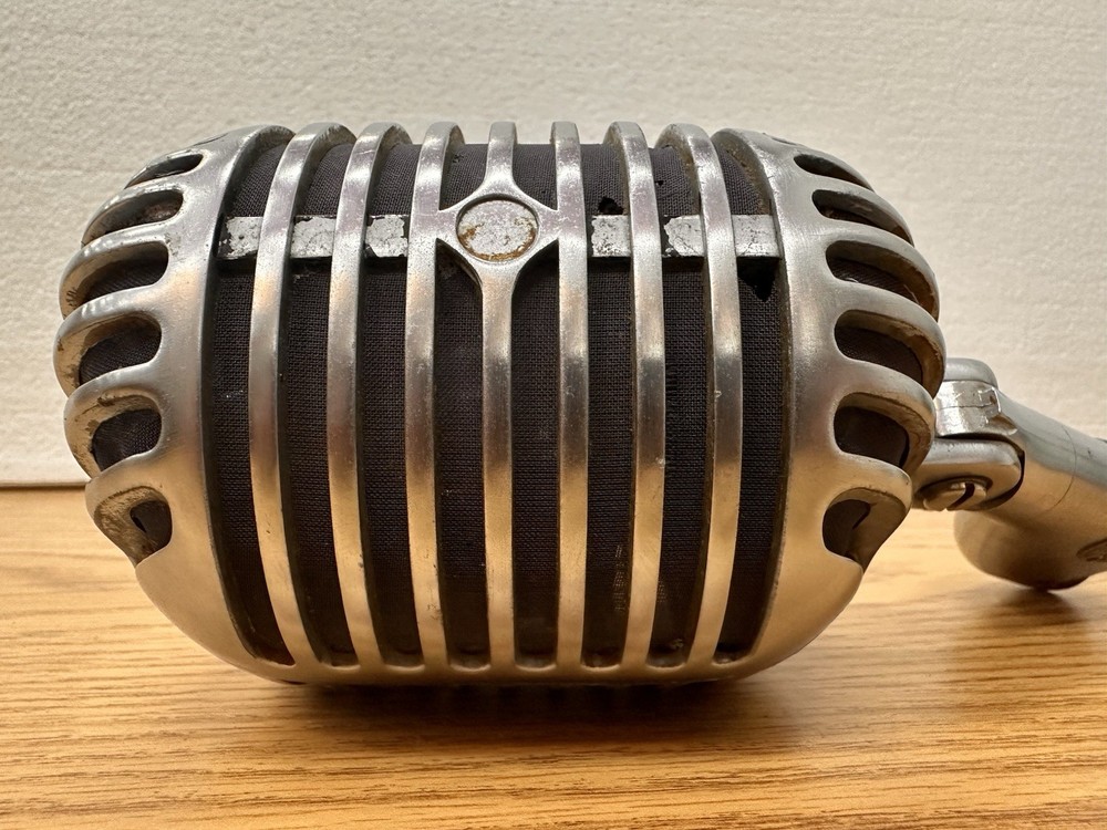 Vintage Shure 55 - 1940's "Fatboy" Dynamic Microphone, w/cable UNTESTED