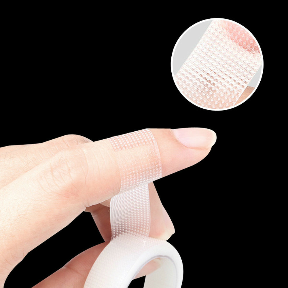 4 Rolls Eyelash Extension Patch PE Tape Clear Technician False Lash Makeup Tool