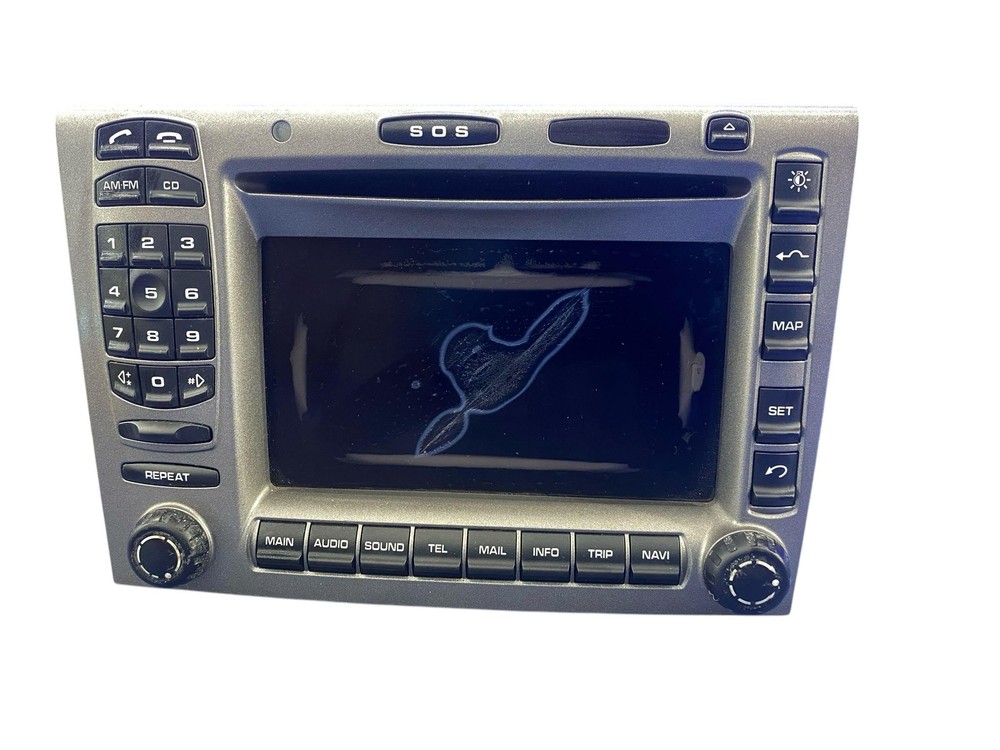 2007-2008 PORSCHE 911 HARMAN & BECKER RECEIVER SCREEN MODULE *DAMAGED SCREEN*