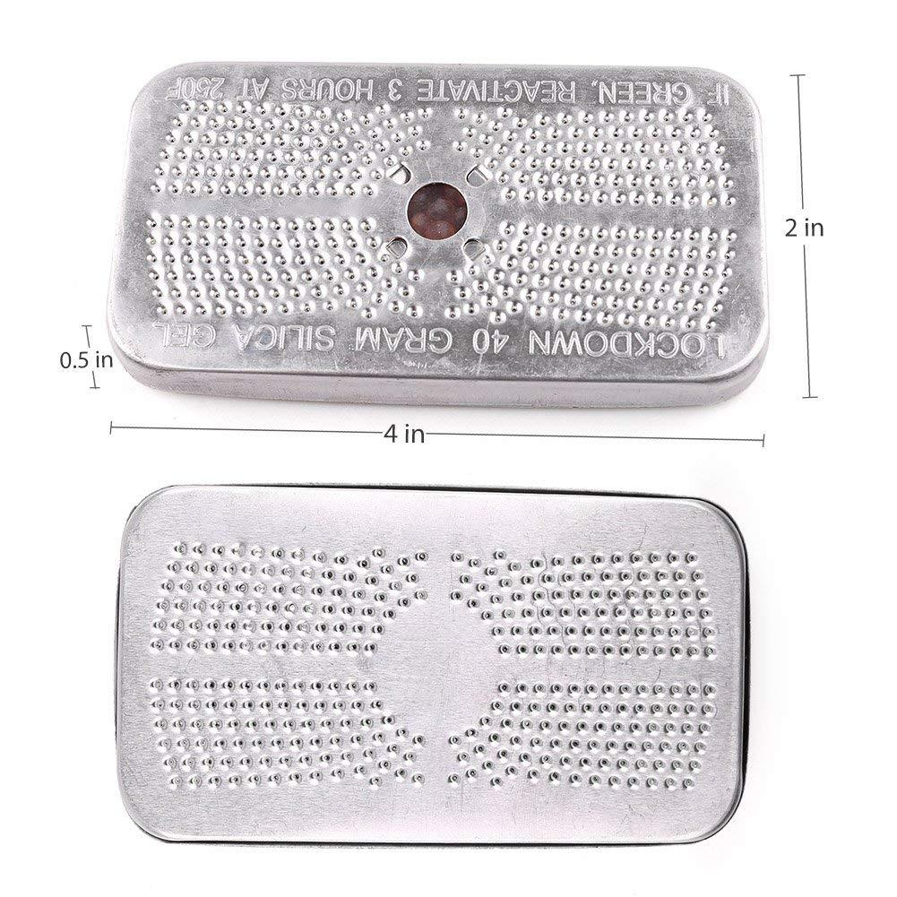 16 Pack 40g Gram Silica Gel Desiccant Canister Desiccant Dehumidifier Reusable