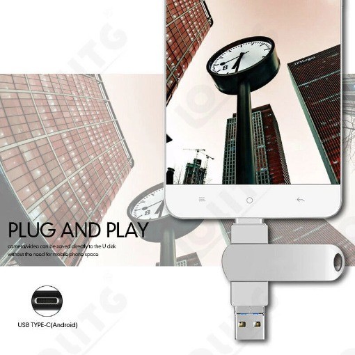 4in1 USB Flash Drive PC for iPhone Android Memory Backup u Drive OTG Stick