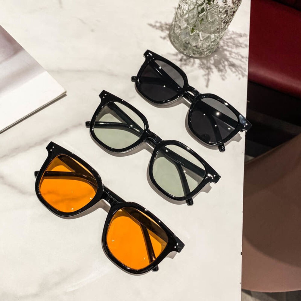 New Square Simple Bold-frame Sunglasses