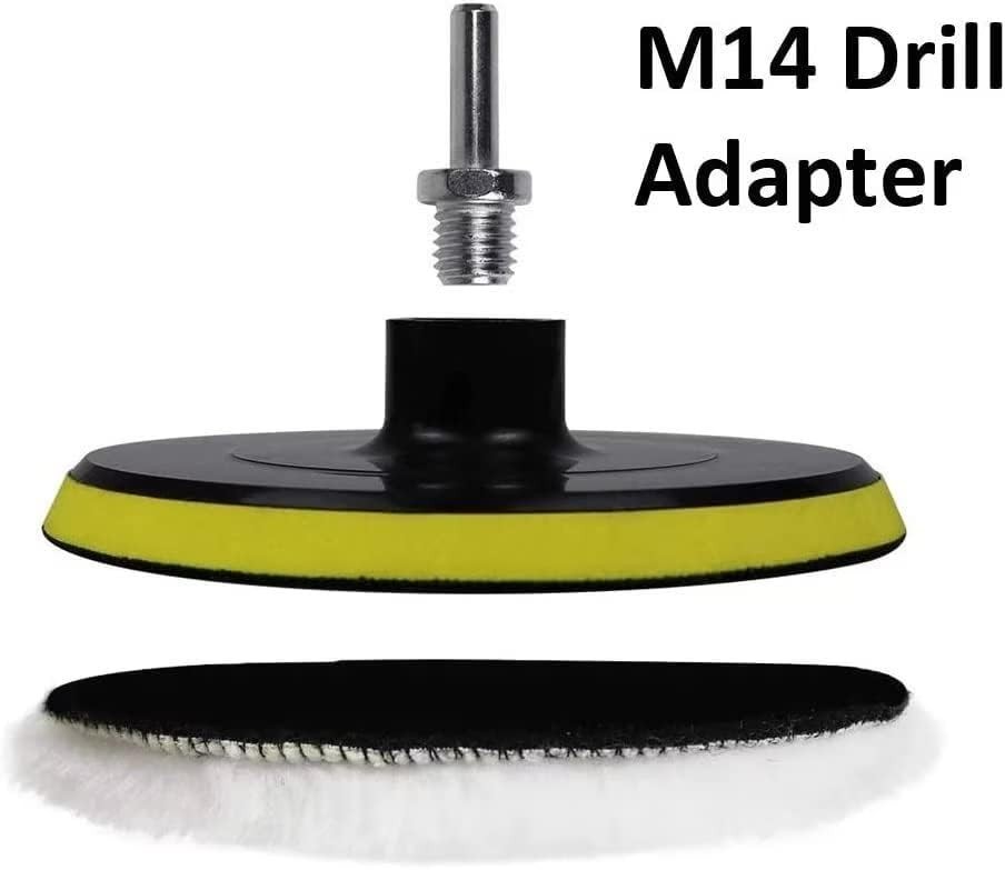 Wool Detailing Pads - 6 Pcs 6 Inch with Quick Change Hook & Loop