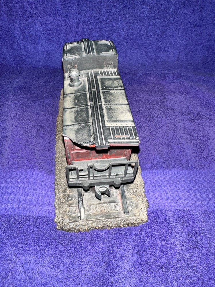 Handcrafted Large Solid Caboose