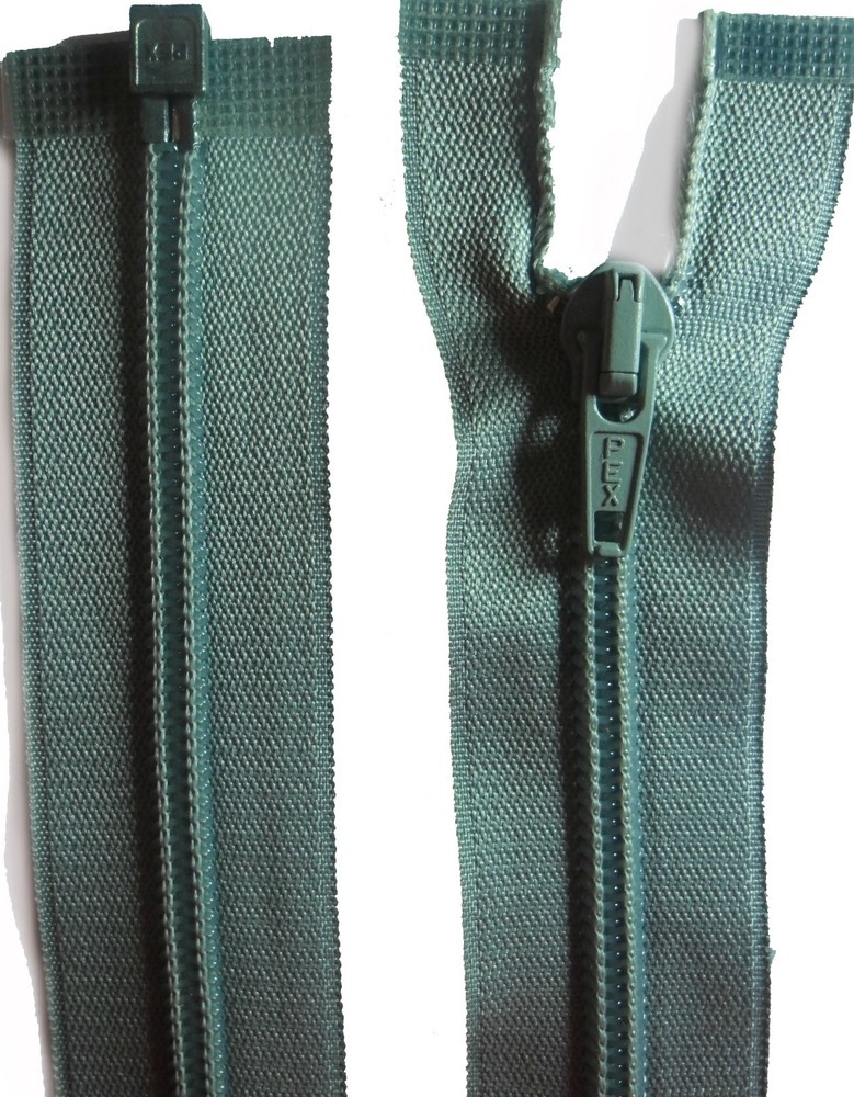 ZIP PEX, SILVER/GREY, 22"/56CM, NYLON TEETH, OPEN END, NUMBER 5