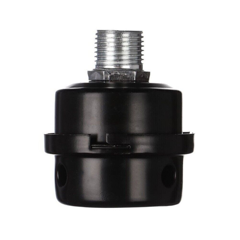 2Pcs 20mm 1/2'' Thread Metal Air Compressor Intake Filter Noise Muffler Silencer