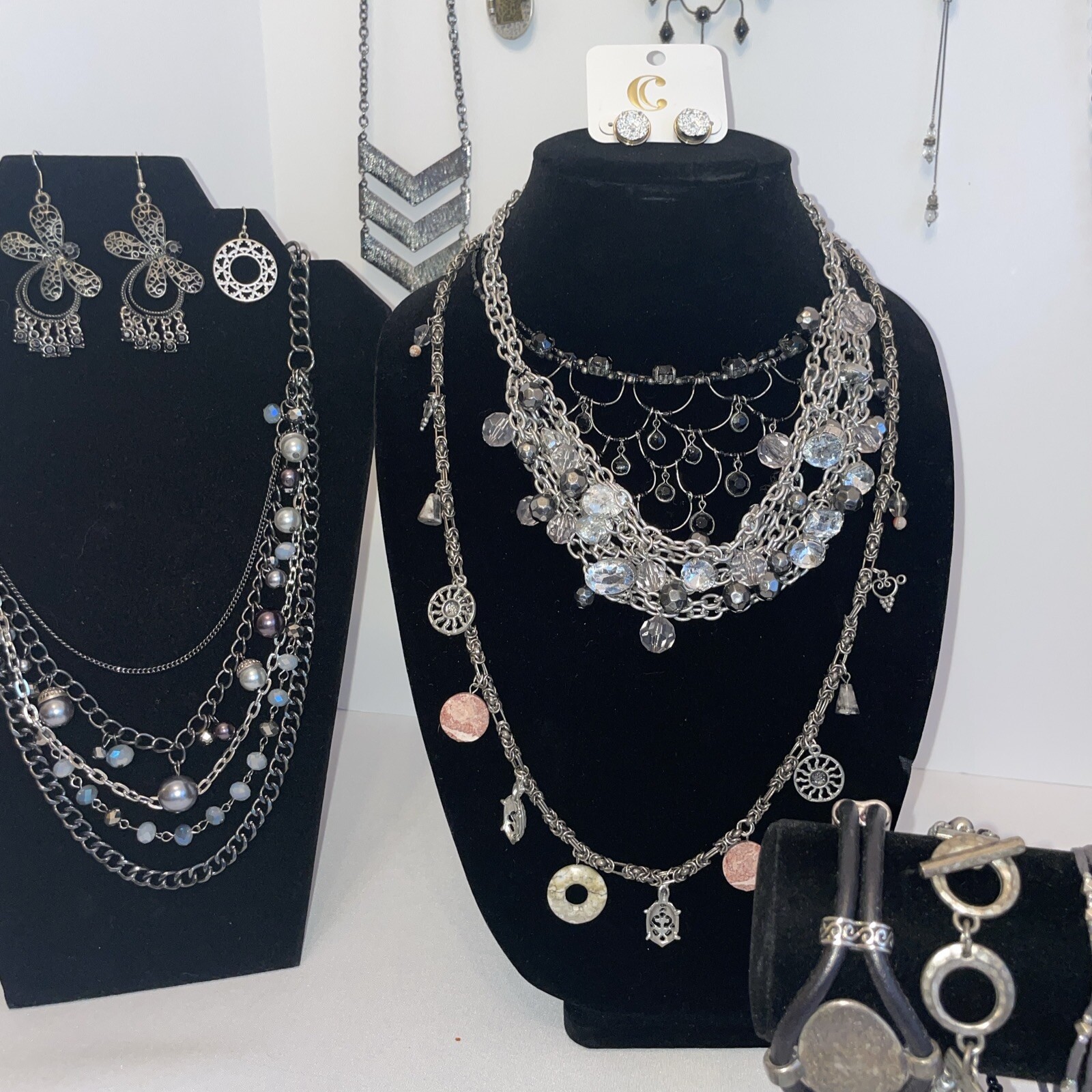 Mystery Vintage- Now 1/2 Pound All Wearable Jewelry Lot Some Signed, A Few 925