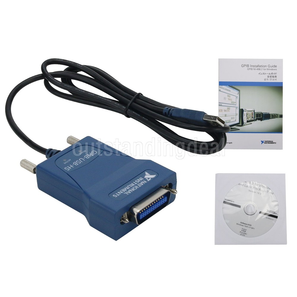 National Instruments GPIB-USB-HS Interface Adapter IEEE 488 os67