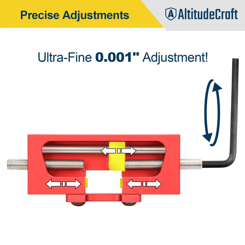 AltitudeCraft Sight Pusher Tool, Precision Front and Rear Red