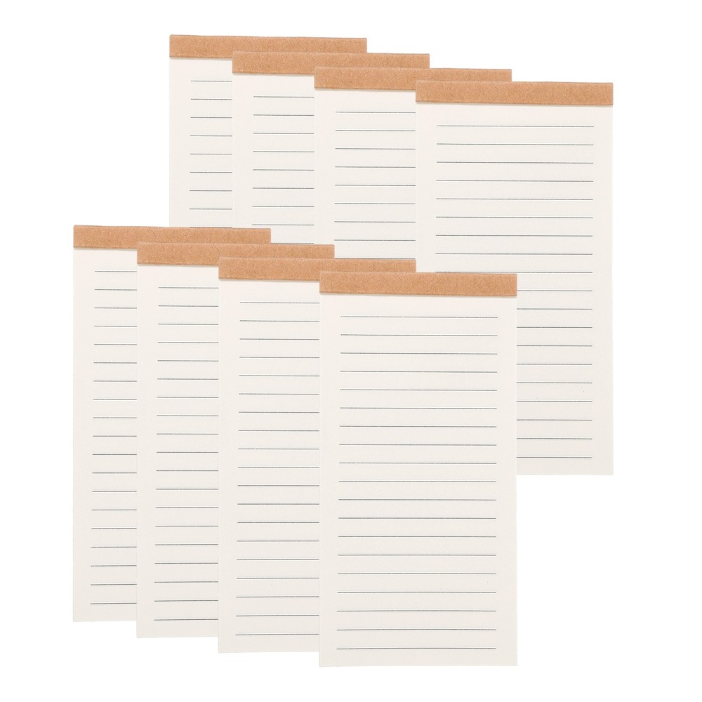 8 Pcs Small Notepads Portable Field Notes for Work Office,Lined
