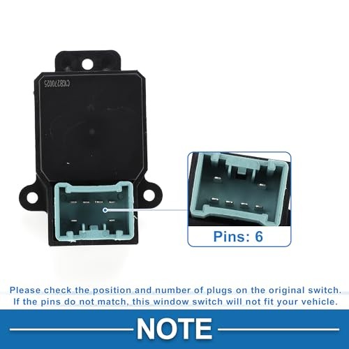Power Window Switch No.35770SDAA01 Rear Passenger Side Window Control Switch