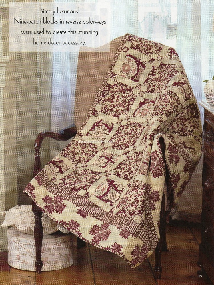 Frosted Windowpanes Quilt Pattern Pieced ME