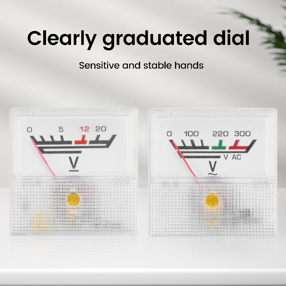 91L16 AC Voltage Measuring Instrument Pointer Type Voltmeter AC 0-300V