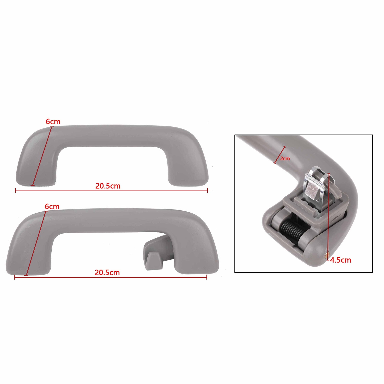 4PC Front+Rear Inner Roof Ceiling Pull Handle Grab For Toyota Corolla Yaris Rav4