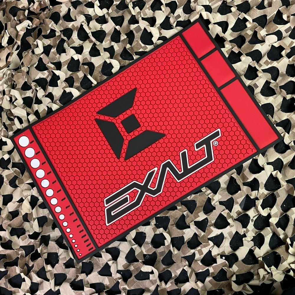 NEW Exalt HD Rubber Paintball Tech Mat - Fire Red